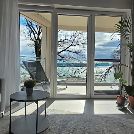 Sunset - Flotylla - Nowoczesne Mieszkanie Z Widokiem Na Port, Prywatny Parking, Blisko Mariny Jachtowej, Park Zdrojowy