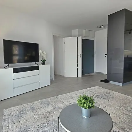 アパート Sunset - Flotylla - Nowoczesne Mieszkanie Z Widokiem Na Port, Prywatny Parking, Blisko Mariny Jachtowej, Park Zdrojowy